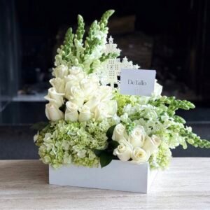 Charola con Cruz acrílico 28cm